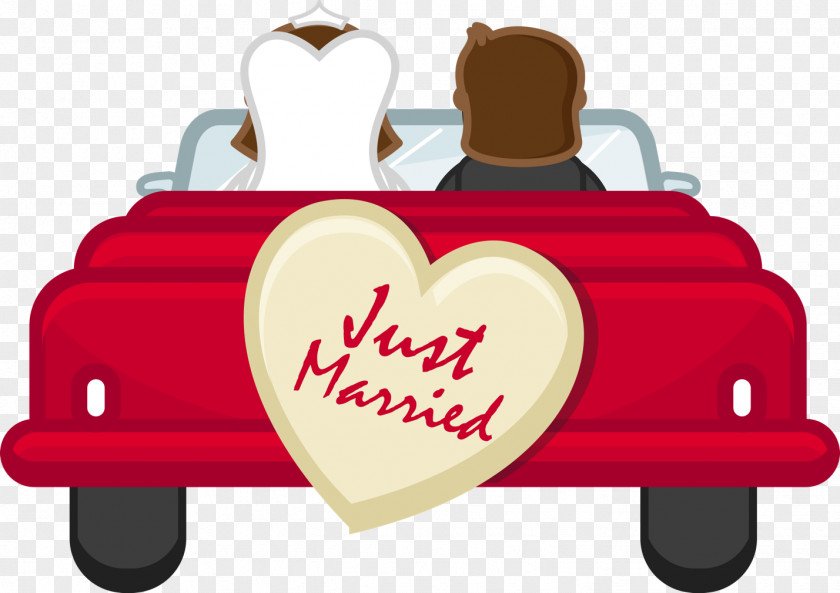 Just Married Cartoon Royalty-free Clip Art PNG