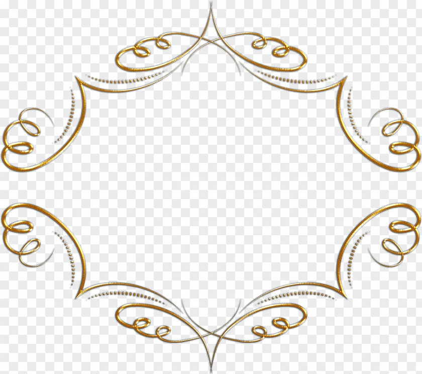 Golden Frame Clip Art PNG