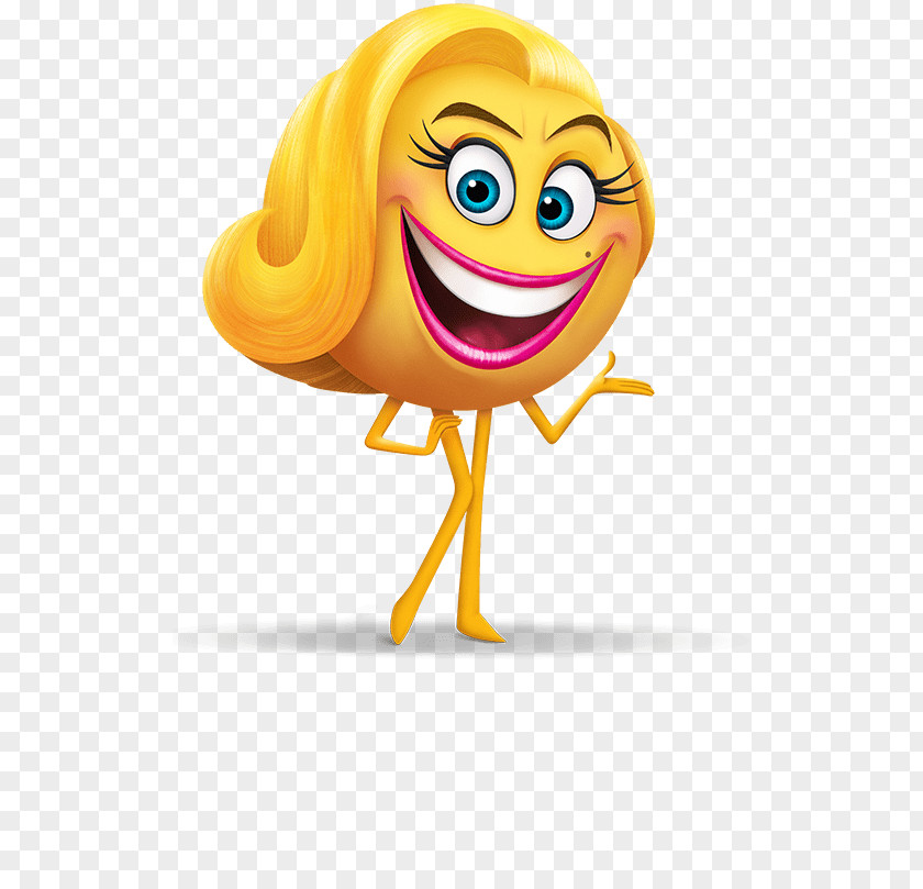 Smiler Emoji Movie Character PNG Character, female character illustration clipart PNG