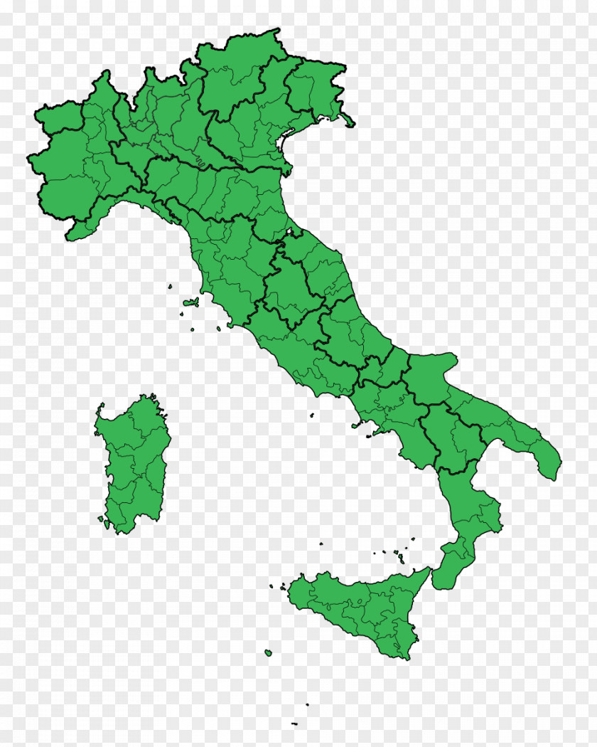 Map Regions Of Italy Italian Unification Constitutional Referendum, 2016 1946 PNG