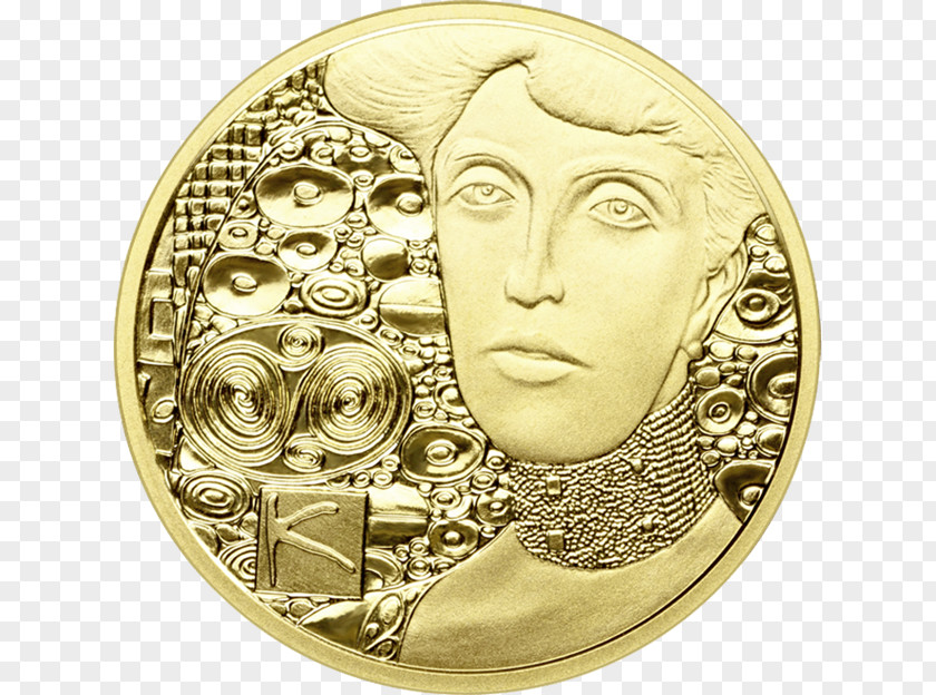 Painting Portrait Of Adele Bloch-Bauer I II Gold Coin PNG