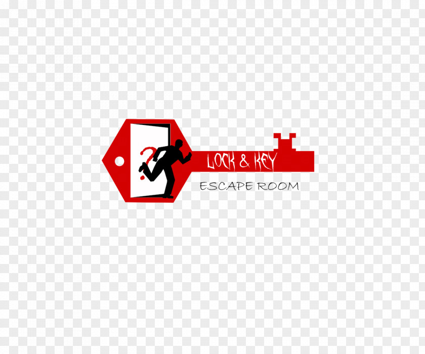 Red Star Lock & Key Escape Room Logo PNG