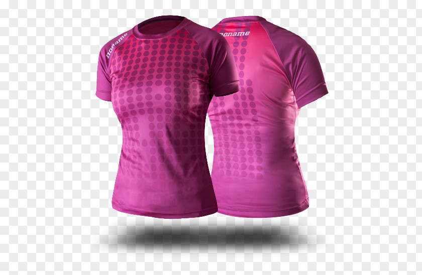 T-shirt Sleeve Pink M PNG
