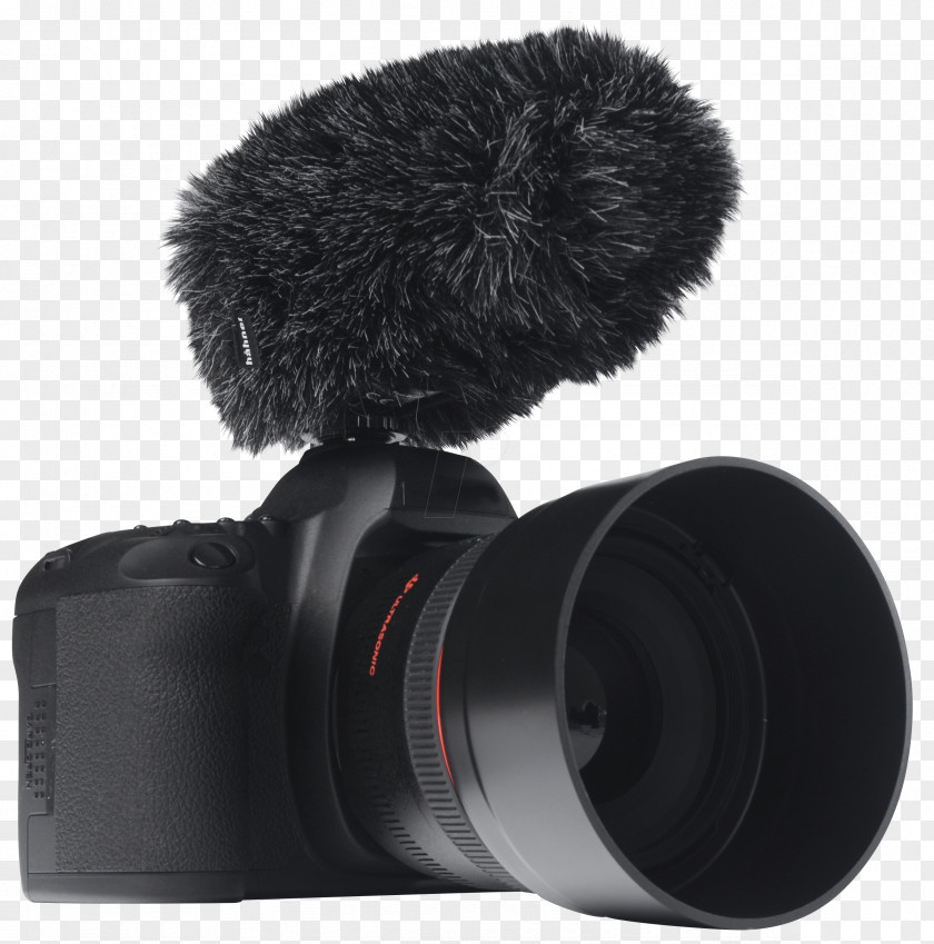 Microphone Hahnel MK200 Cat Camera Lens PNG