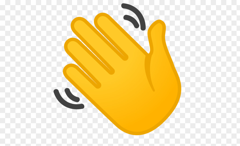 Emoji Human Skin Color Hand Noto Fonts Wave PNG