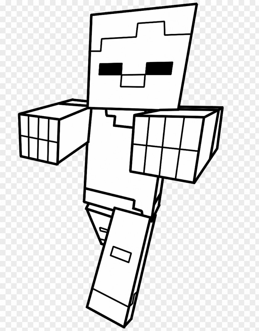 Minecraft Herobrine Skin Plants Vs. Zombies Colouring Pages Coloring Book PNG
