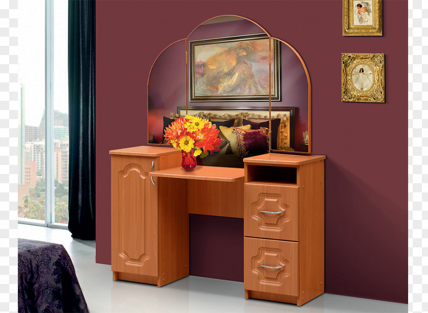 Table Drawer Furniture Lowboy Desk PNG