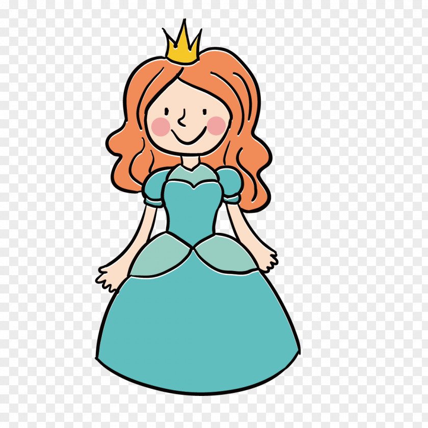 Vector Blue Princess Snow White Cartoon Animation PNG