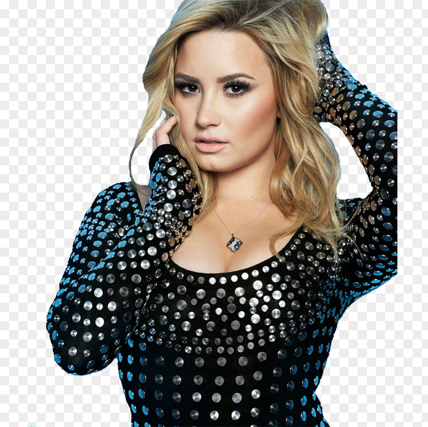 Demi Lovato Hair Cosmopolitan Blond Fashion PNG