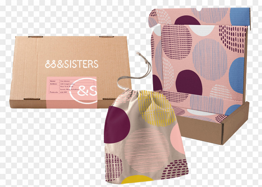 Feminine Goods Menstruation Product Tampon Paper Box PNG