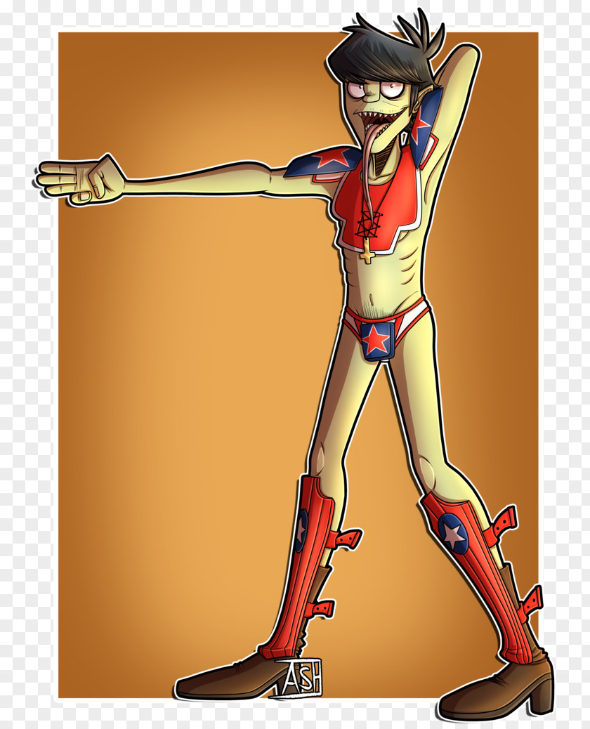 Humanz Gorillaz Murdoc Niccals Rock The House Drawing PNG