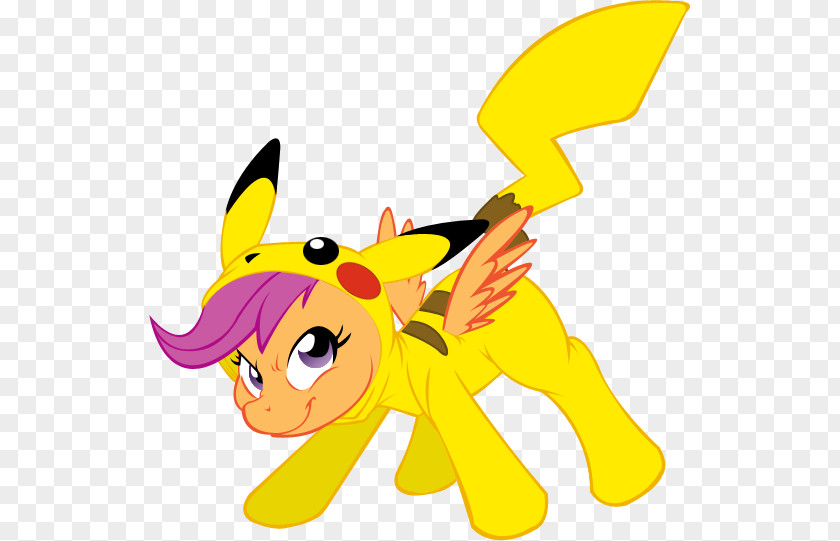 Pikachu Pony Scootaloo Rainbow Dash Twilight Sparkle PNG