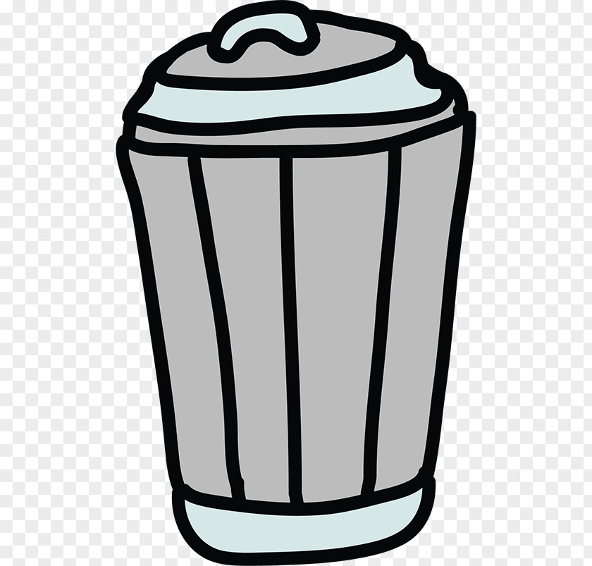 Cartoon Trash Can Icon Waste Container Animation Clip Art PNG