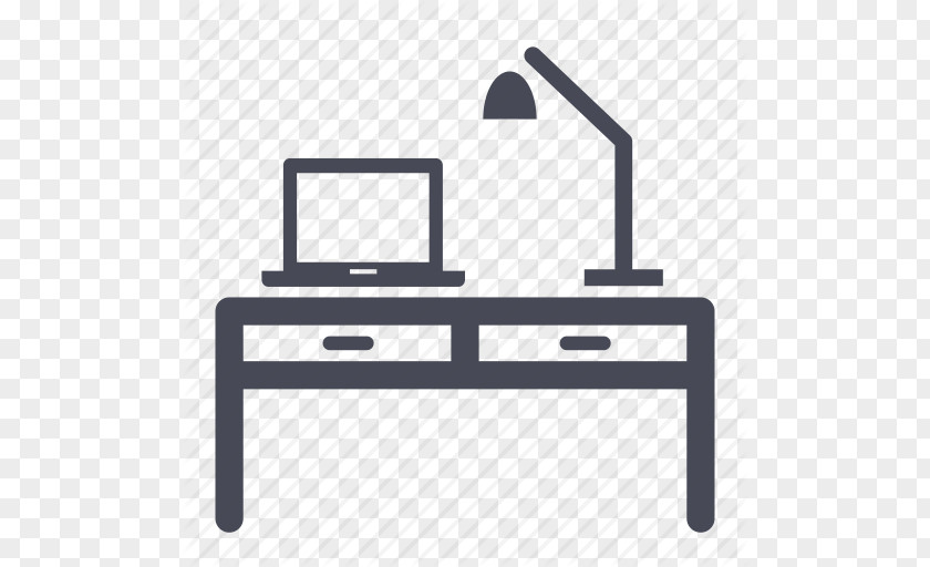 Icon Vectors Download Desk Free Table Office Furniture PNG
