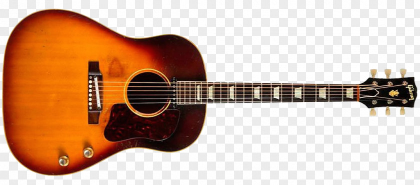 John Lenon Acoustic Guitar Beatles Gear Electric The Gibson J-160E PNG