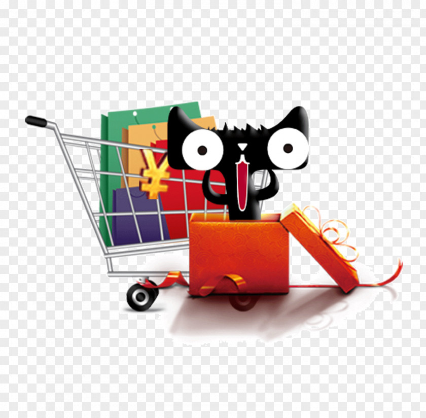 Lynx Logo Shopping Cart Tmall Taobao Icon PNG