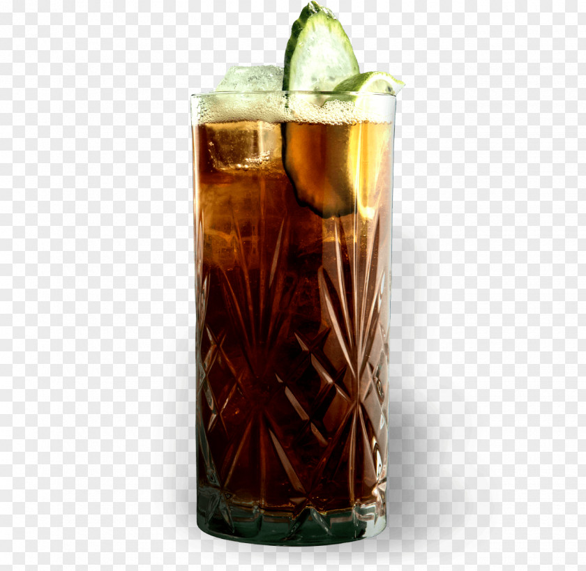 Perfect Cube Roots Rum And Coke Cocktail Ginger Beer Long Island Iced Tea Highball Glass PNG