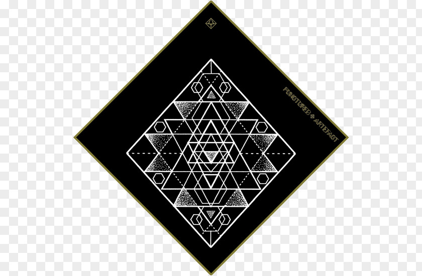 Sri Yantra Image Download Symmetry Triangle Brand Pattern PNG