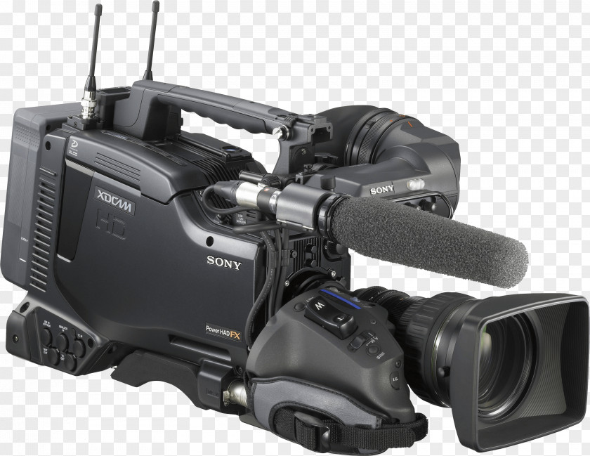 Video Camera Image Sony XDCAM Charge-coupled Device PNG