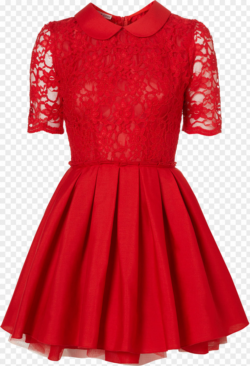 Red Dress Fashion Topshop Lace Formal Wear PNG