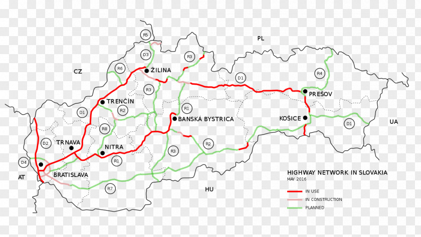 Road Slovakia Controlled-access Highway Two-lane Expressway Highways In Poland PNG