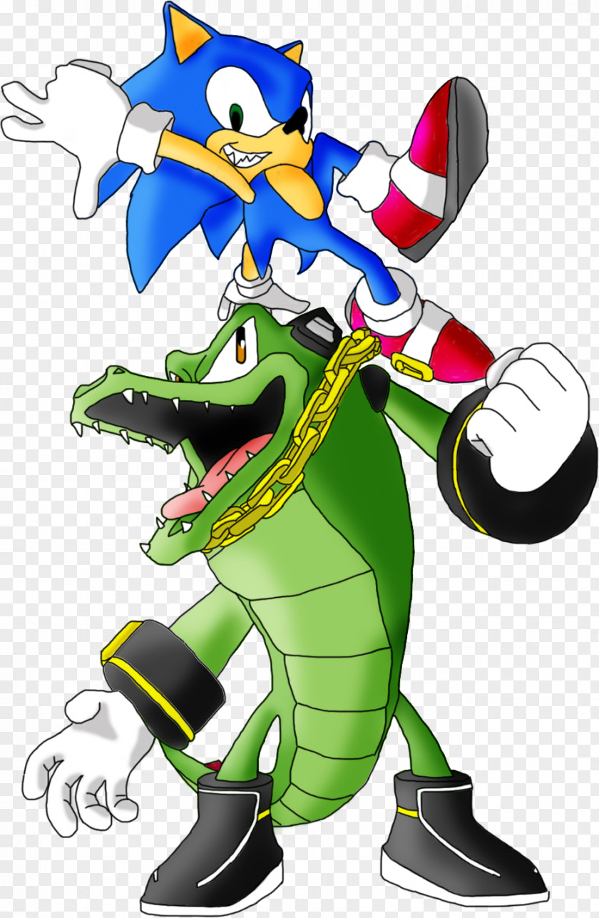 Sonic The Hedgehog Vector Crocodile Heroes Riders PNG