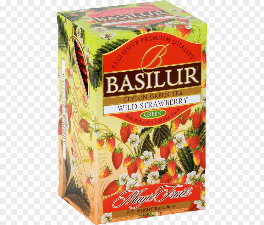 Wild Strawberry Green Tea Fruit Earl Grey PNG