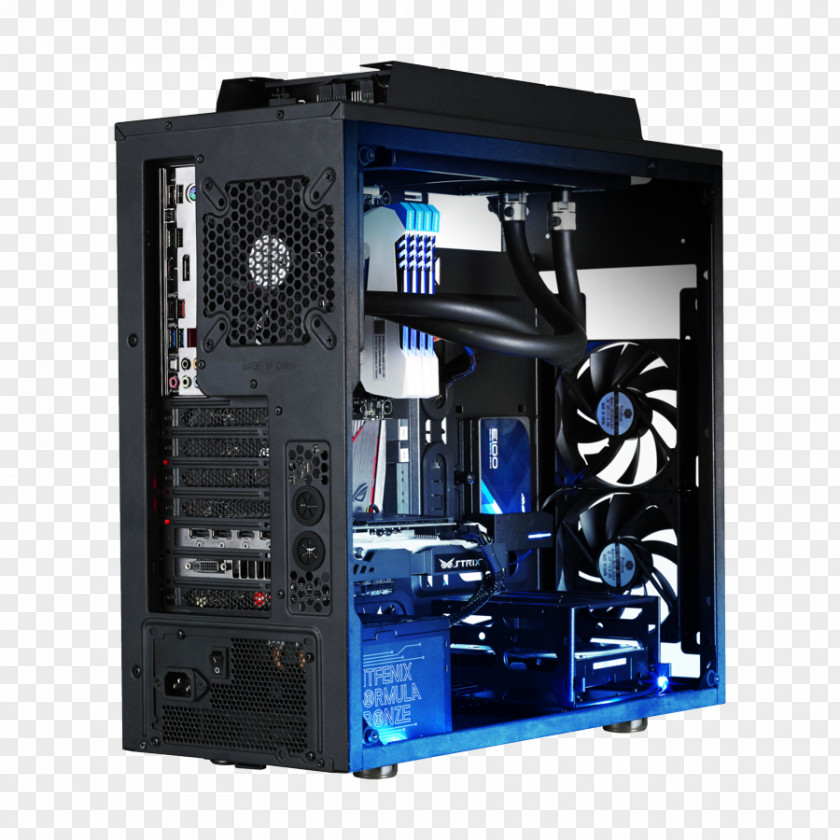 Aurora White ATX Computer Cases & Housings Glass PNG