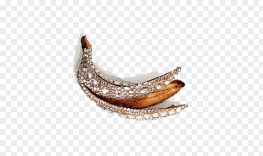 Diamond Bananas Fruit Decomposition Artist Banana Jewellery PNG