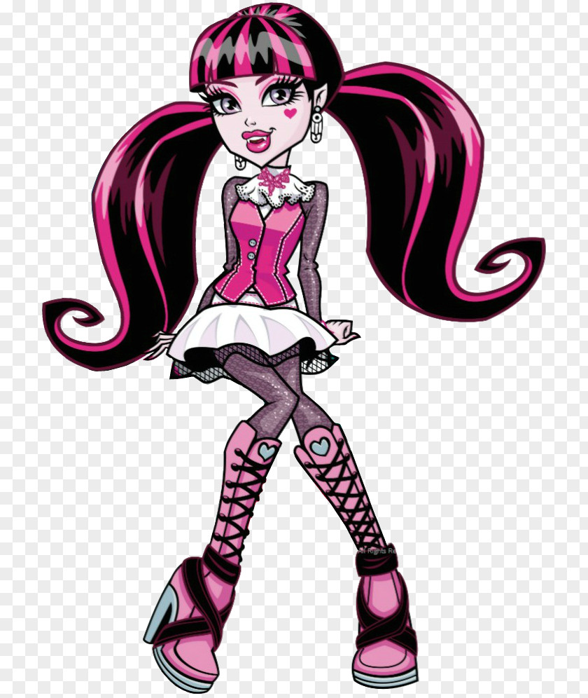 Doll Draculaura Monster High Work Of Art PNG