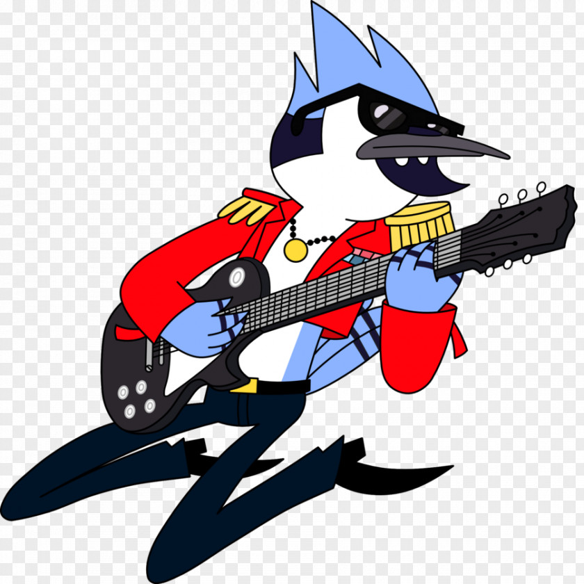 Guitar Mordecai And The Rigbys Cartoon Network PNG