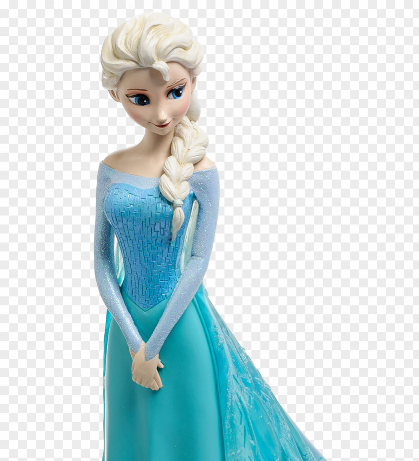 Elsa Turquoise Barbie Teal Doll Figurine PNG