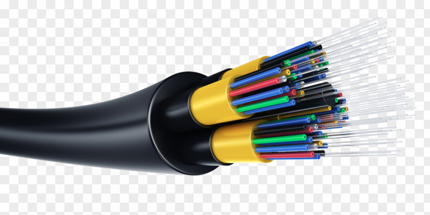 Optical Fiber Cable Electrical Network Cables Wires & PNG