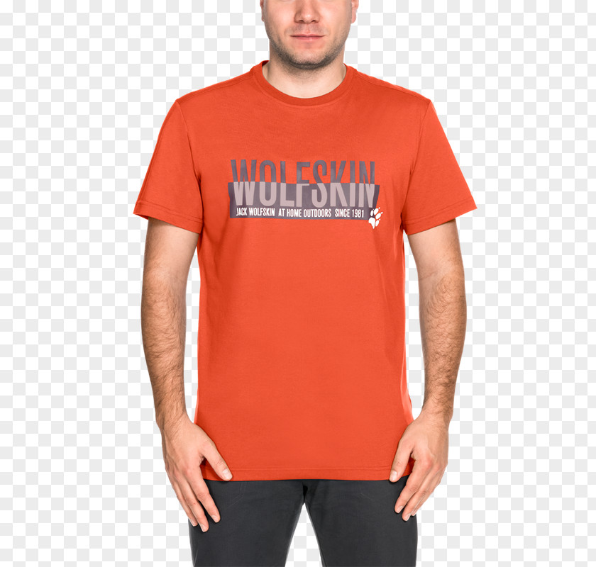 T-shirt Crew Neck Jack Wolfskin Polo Shirt PNG