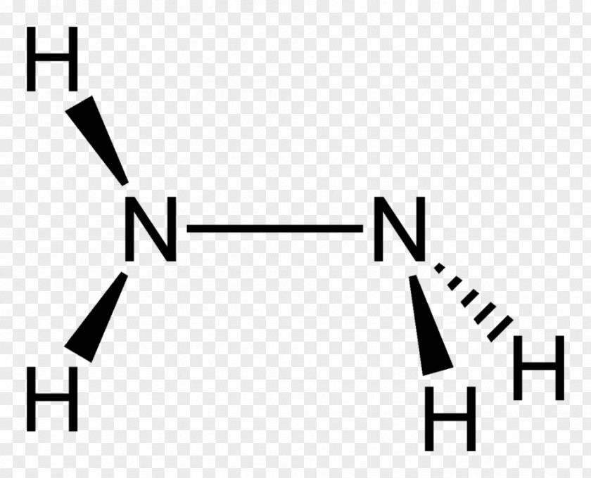 2d Hydrazine Hydrate Chemistry Diimide Molecular Geometry PNG