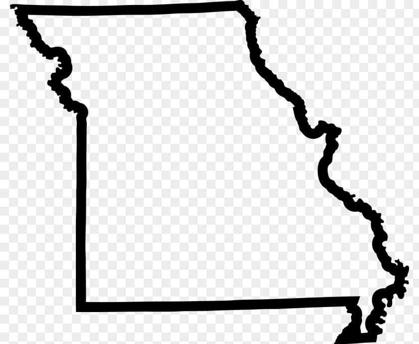 Missouri Sticker Map Clip Art PNG