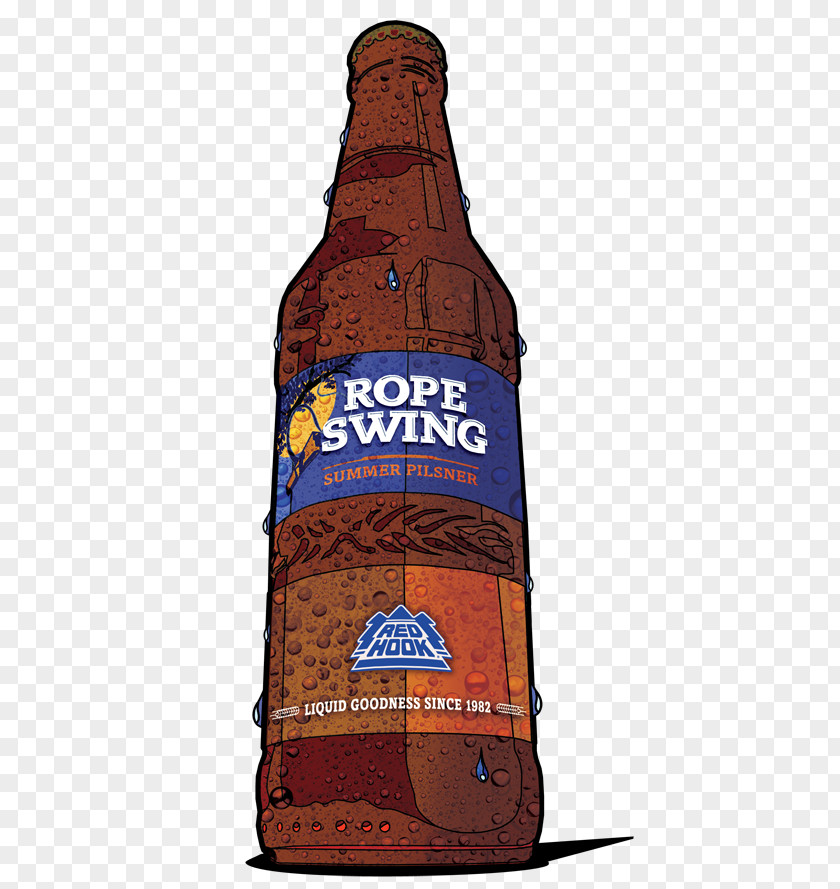 Rope Swing Redhook Ale Brewery Beer Bottle India Pale PNG