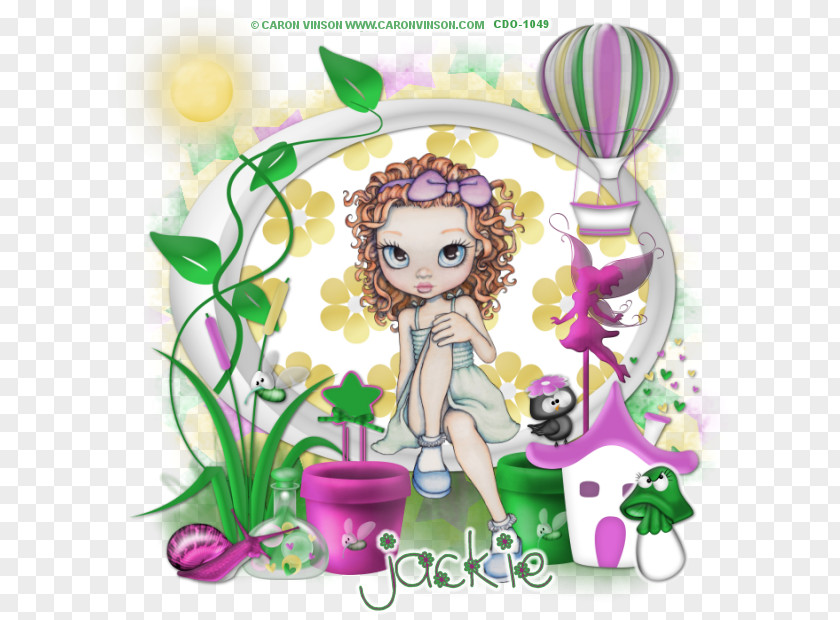 Spring Day Floral Design Fairy Easter PNG