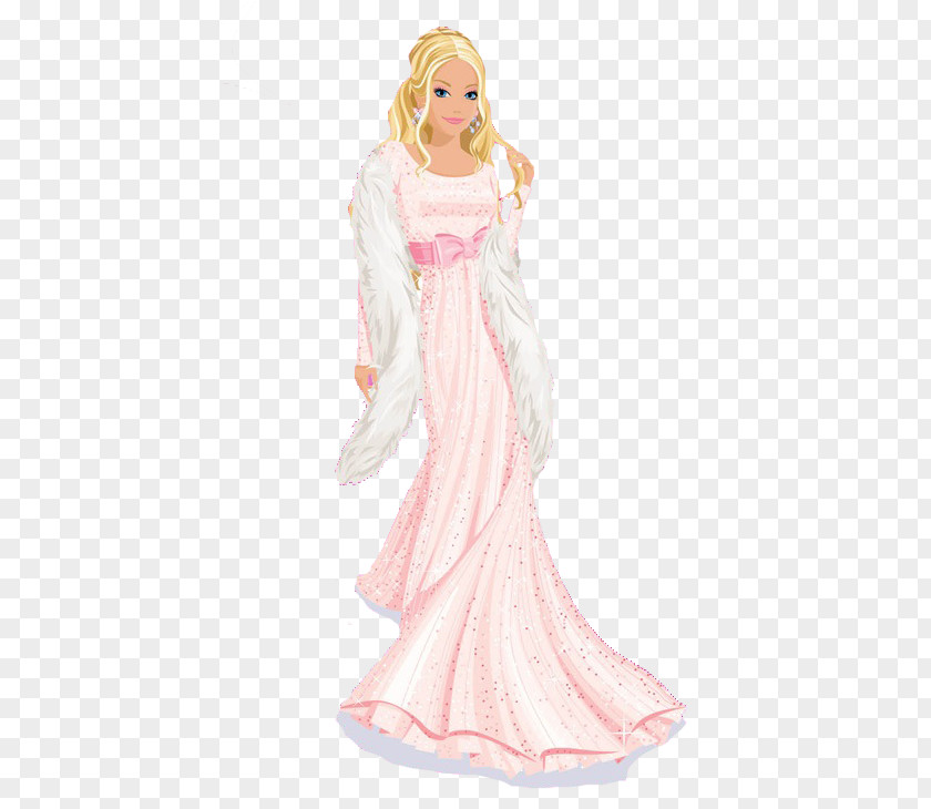 Barbie Doll Drawing Pin PNG