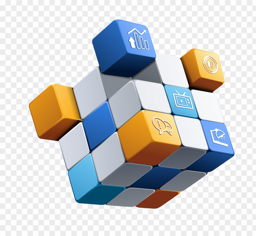 Creative Cube Euclidean Vector Poster PNG