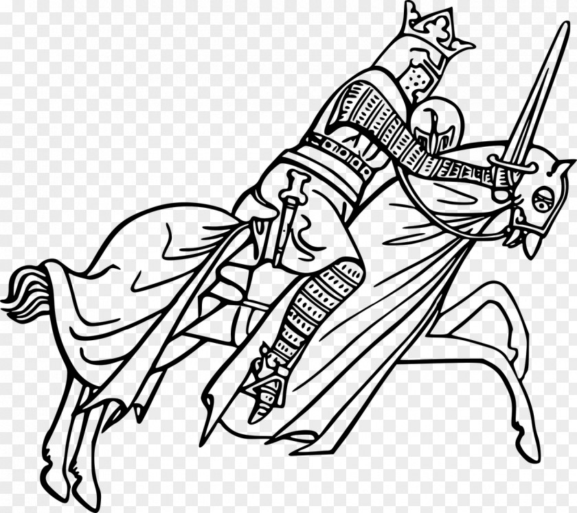Knight Drawing Middle Ages Clip Art PNG