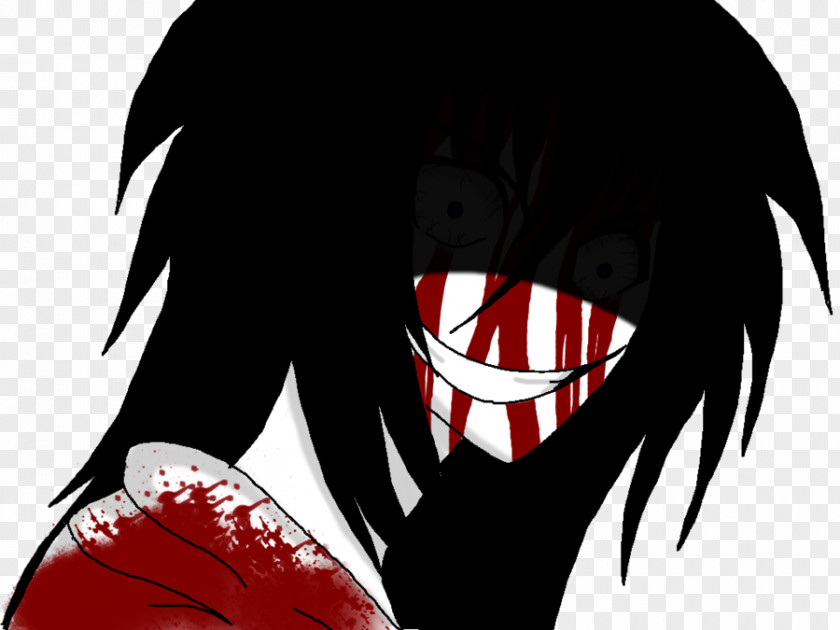 Lofi Slenderman Drawing Creepypasta DeviantArt Jeff The Killer PNG