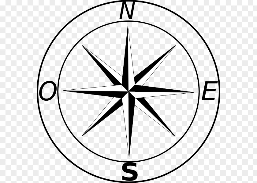 North Star Clipart Compass Rose Polaris Clip Art PNG