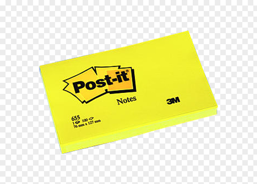 Post It Note Post-it 3M Brand Yellow Kubikkmillimeter PNG