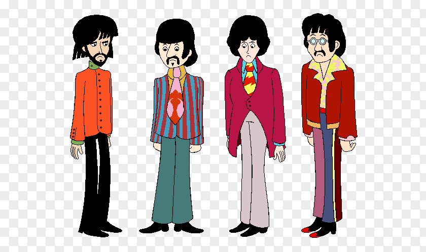 The Beatles Love Yellow Submarine Help! PNG