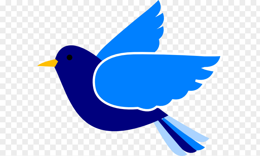 Blue Bird Flight Clip Art PNG