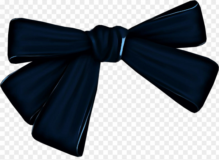 Electric Blue Tie Bow PNG
