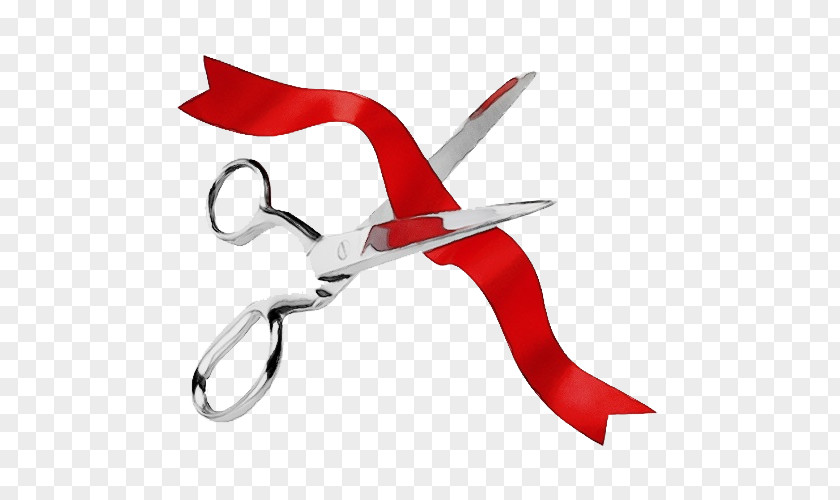 Fashion Accessory Tool Red Scissors PNG