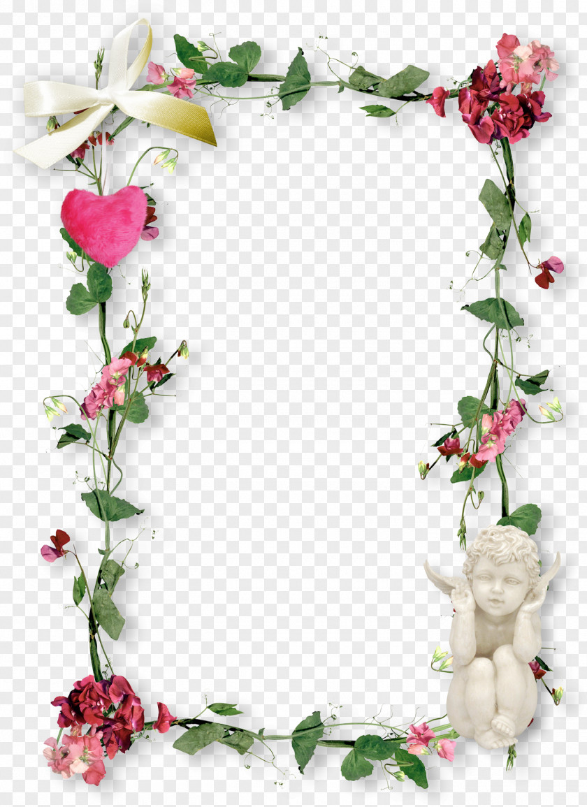 Flower Fram Bouquet Picture Frames Floral Design Clip Art PNG