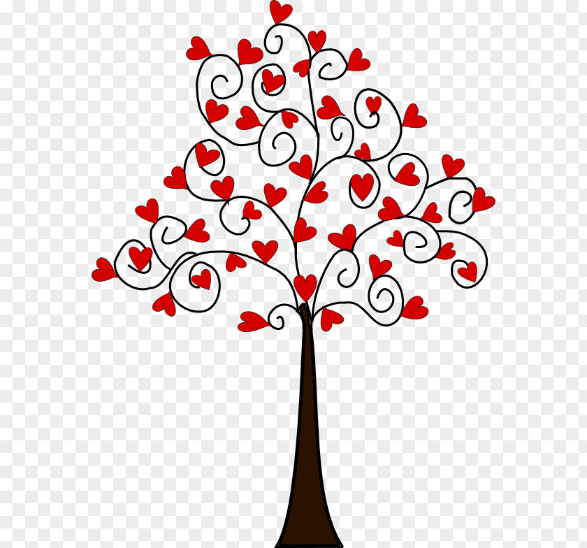 Heart Tree Clip Art PNG